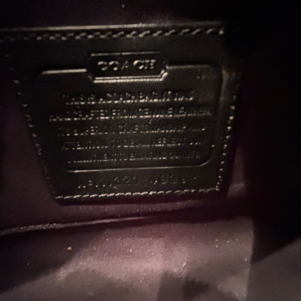 Black Coach Crossbody/handles  Bag - Picture 3 of 4